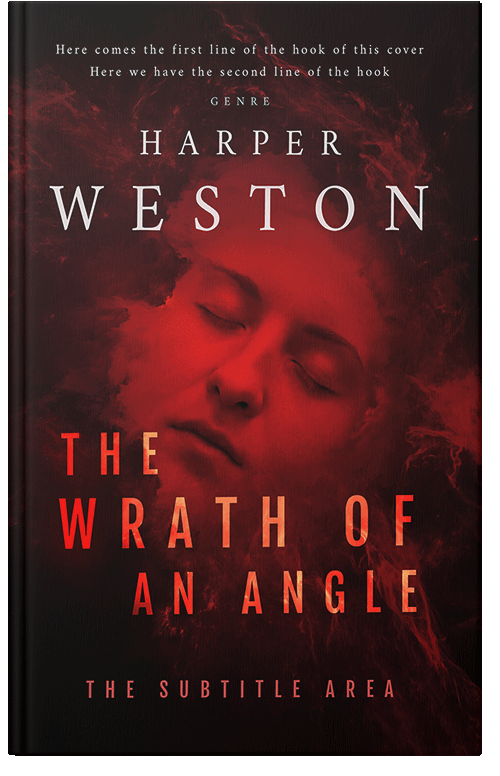 Front view of Premade Mystery & Thriller & Suspense Book Cover - Aubergine