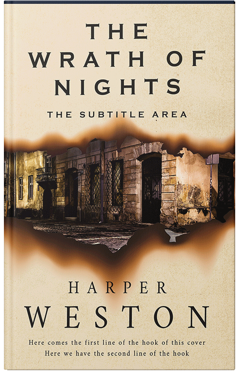 Front view of Premade Historical Book Cover - Eclipse