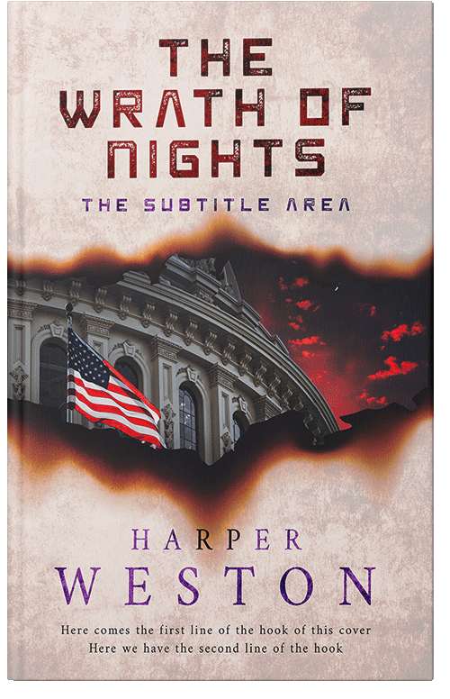 Front view of Premade Mystery & Thriller & Suspense Book Cover - Thunder