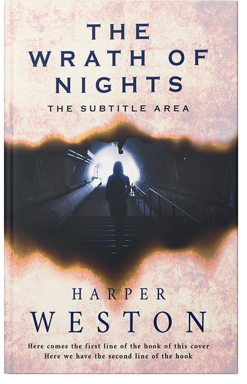 Front view of Premade Mystery & Thriller & Suspense Book Cover - Albescent White