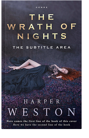 Pre Made Book Cover Steel Gray