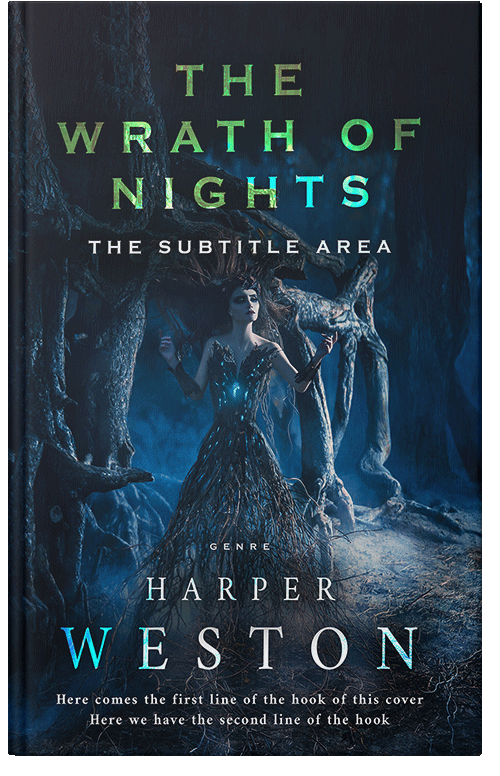 Front view of Premade Fantasy Book Cover - Firefly