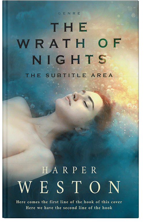 Front view of Premade Fantasy Book Cover - Cello