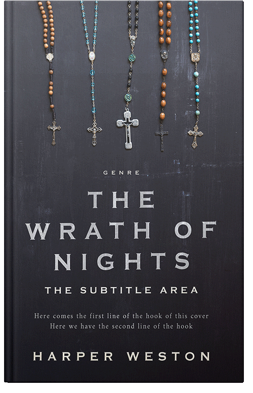 Front view of Premade Religion & Spirituality Book Cover - Tuna