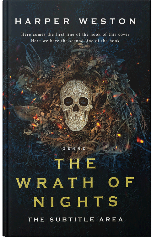 Front view of Premade Horror Book Cover - Bunker