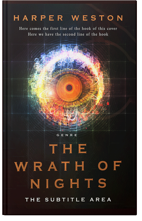 Front view of Premade Religion & Spirituality Book Cover - Whiskey