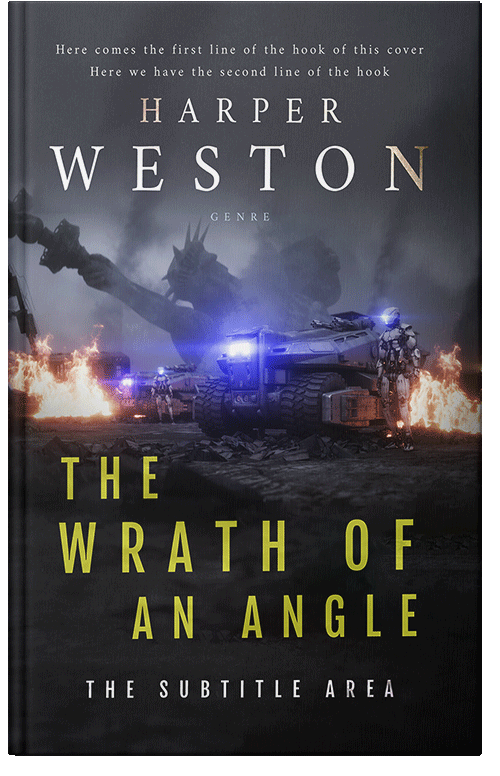 Front view of Premade Apocalyptica Book Cover - Charade