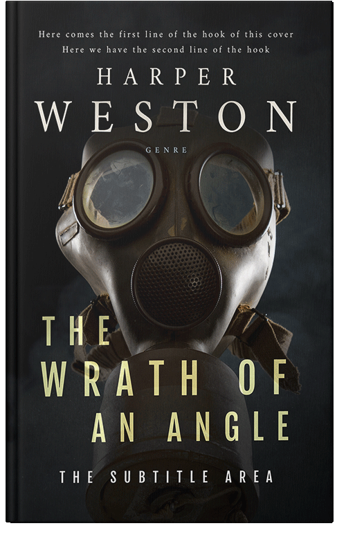 Front view of Premade Apocalyptica Book Cover - Cod Gray