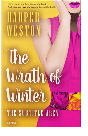 Pre Made Book Cover Saffron