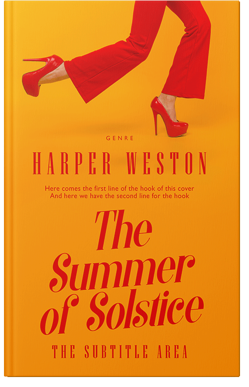 Front view of Premade Health & Mind & Body Book Cover - California