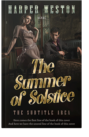 Pre Made Book Cover Night Rider