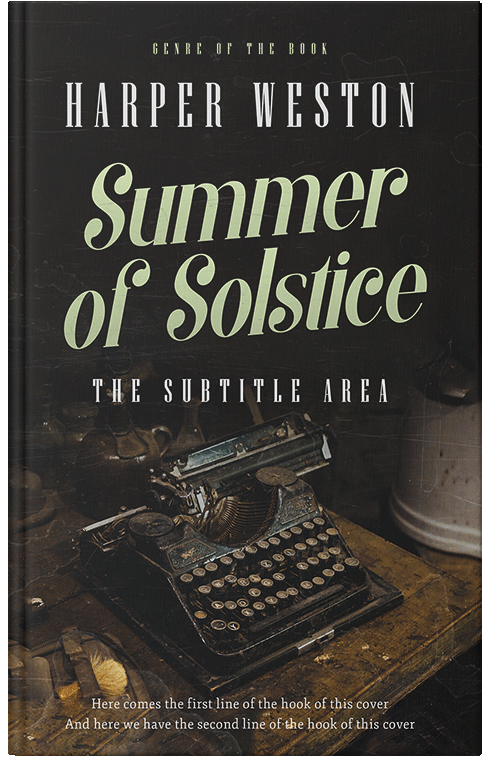 Front view of Premade Historical Book Cover - Zeus