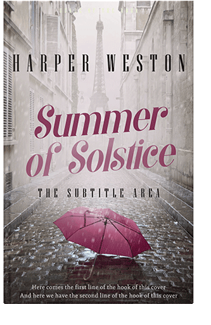 Pre Made Book Cover Silver Rust