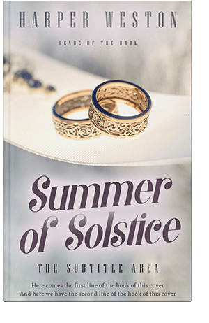 Pre Made Book Cover Timberwolf