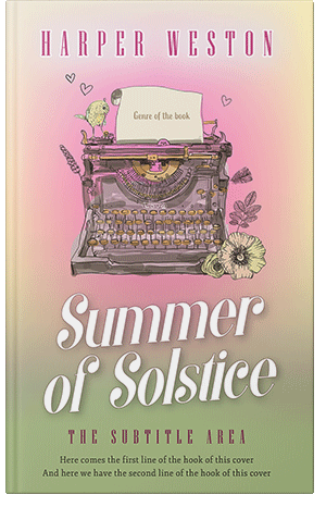 Premade Book Cover Clam Shell