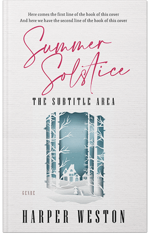 Premade Book Cover Wild Sand