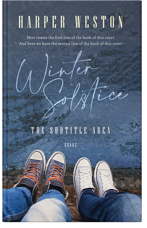 Front view of Premade Romance Book Cover - Fiord