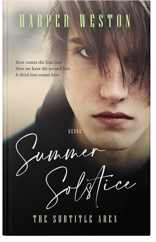 Front view of Premade Romance Book Cover - Akaroa