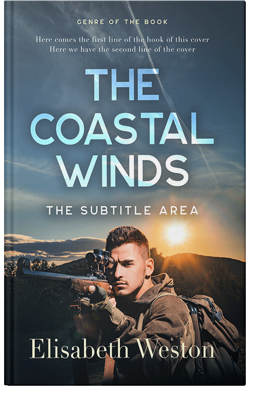 Front view of Premade Mystery & Thriller & Suspense Book Cover - Shuttle Gray