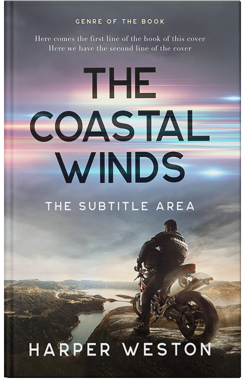 Front view of Premade Action & Adventure Book Cover - Manatee