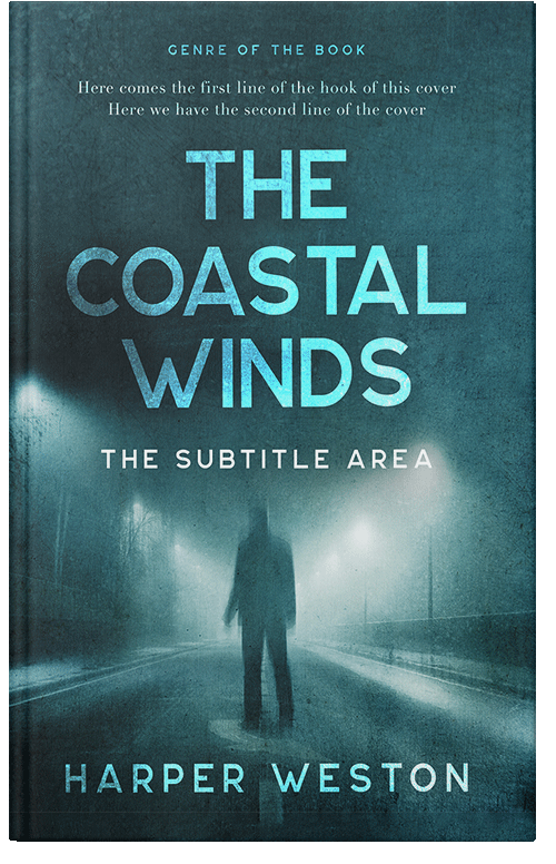 Front view of Premade Mystery & Thriller & Suspense Book Cover - Blue Dianne