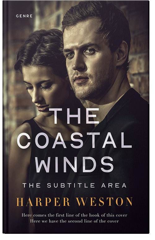 Front view of Premade Royal Romance Book Cover - Gondola