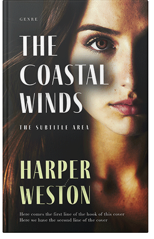 Premade Book Cover Tan