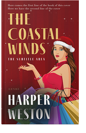 Pre Made Book Cover Dark Burgundy