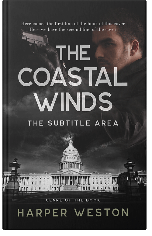 Front view of Premade Mystery & Thriller & Suspense Book Cover - Mine Shaft