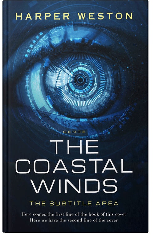 Front view of Premade Mystery & Thriller & Suspense Book Cover - Black Pearl