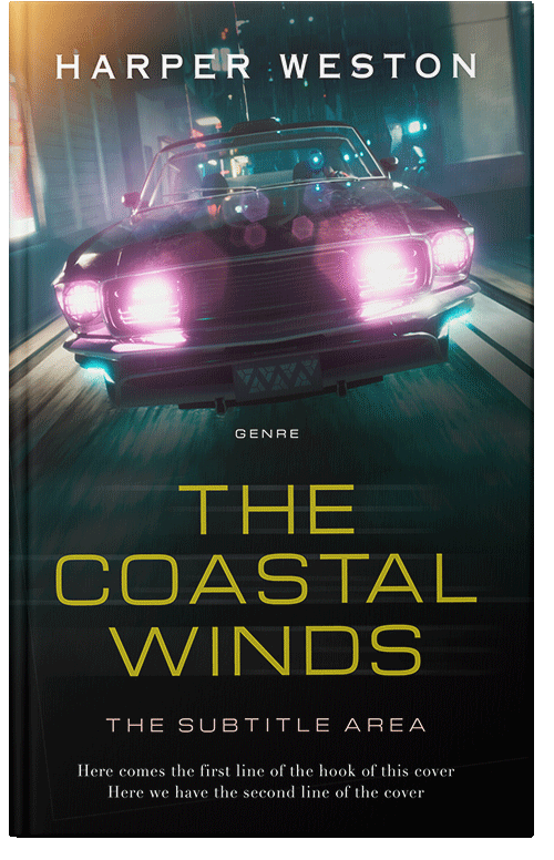 Front view of Premade Action & Adventure Book Cover - Bunker