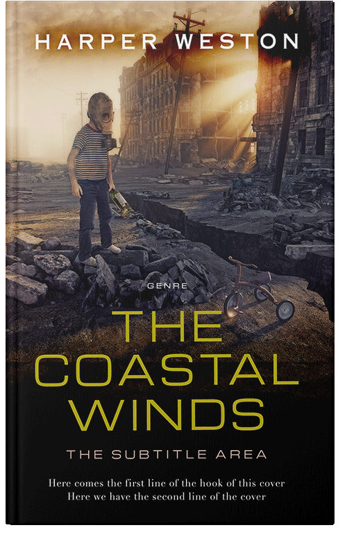 Front view of Premade Mystery & Thriller & Suspense Book Cover - Laser