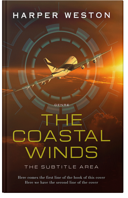 Front view of Premade Action & Adventure Book Cover - Clinker