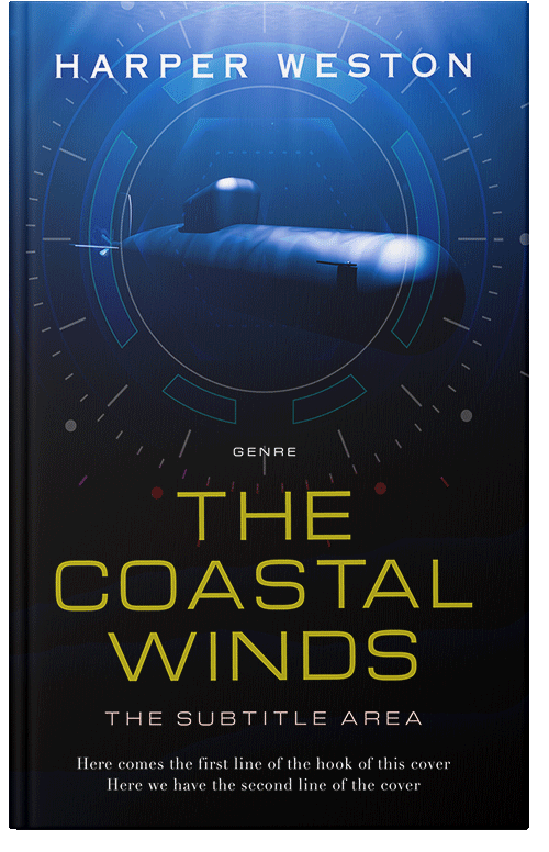 Front view of Premade Mystery & Thriller & Suspense Book Cover - Ebony