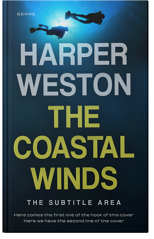 Front view of Swamp Green #24072 - Premade Mystery & Thriller & Suspense Book Cover