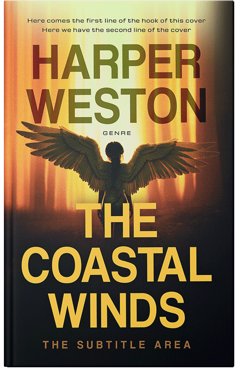 Front view of Premade Fantasy Book Cover - Cream Can