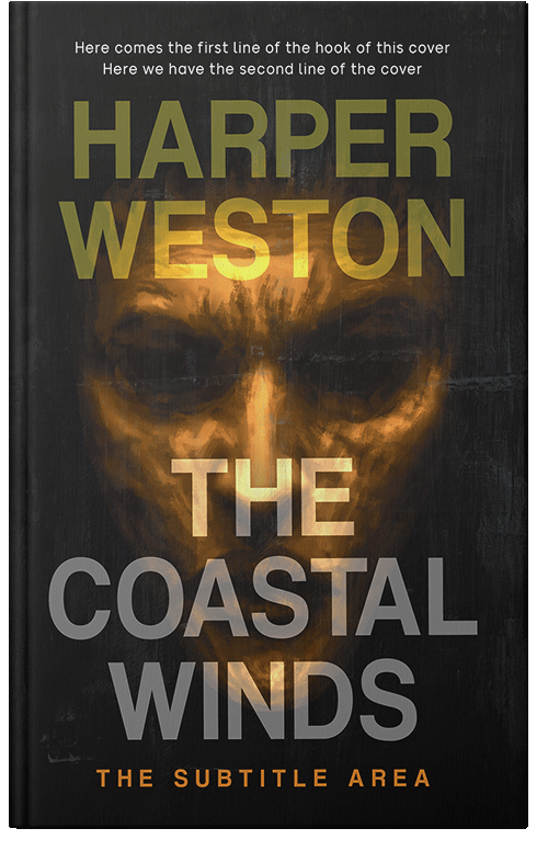 Front view of Premade Horror Book Cover - Zeus