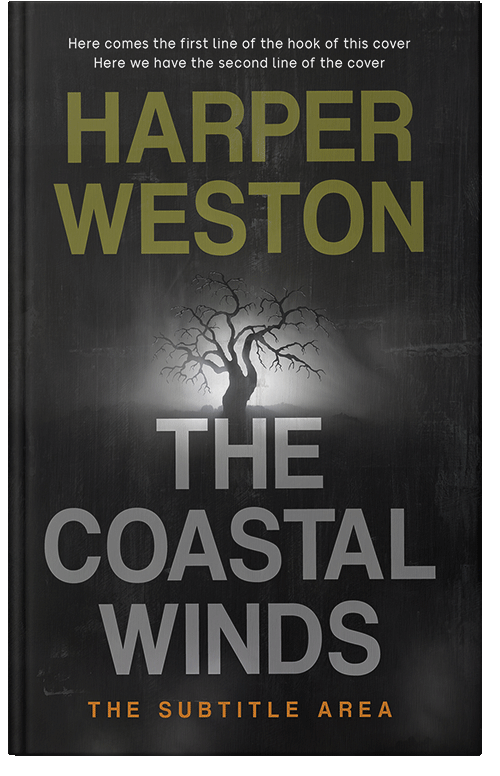 Front view of Premade Horror Book Cover - Cod Gray