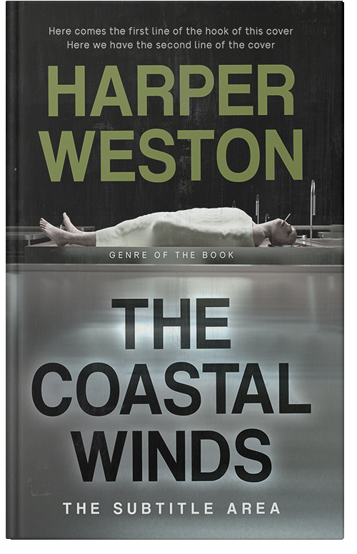 Front view of Premade Mystery & Thriller & Suspense Book Cover - Kelp