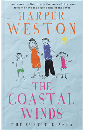 Pre Made Book Cover Jagged Ice