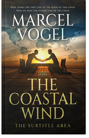 Premade Book Cover Tan