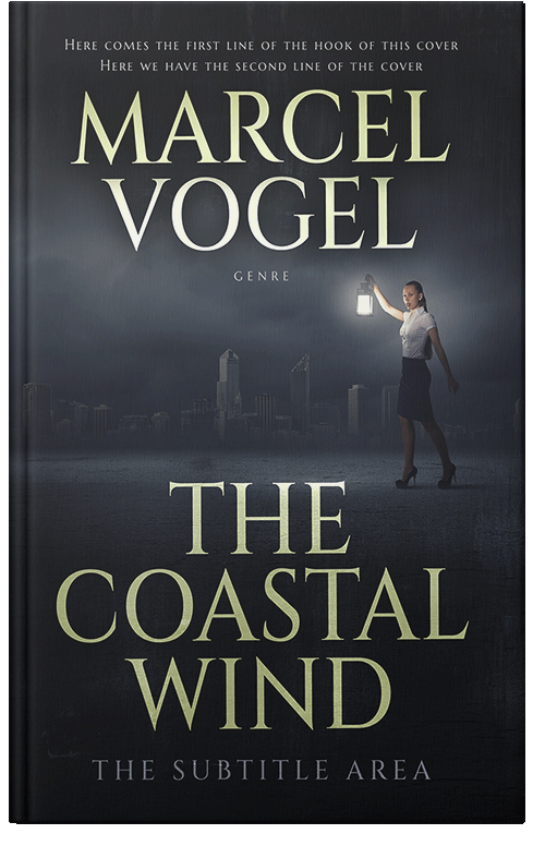 Front view of Premade Self-Improvement & Self-Help Book Cover - Shark