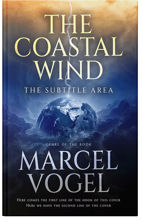 Front view of Premade Apocalyptica Book Cover - Ebony Clay