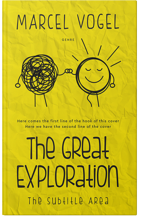 Front view of Premade Self-Improvement & Self-Help Book Cover - Corn