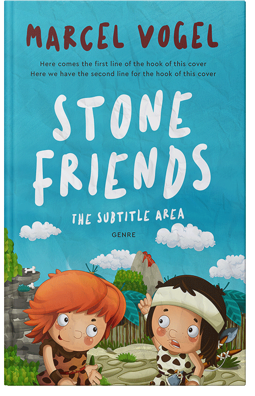 Front view of Premade Children's Book Cover - Cameo