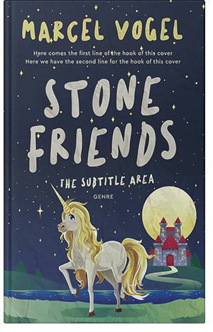 Premade Book Cover Coral Reef