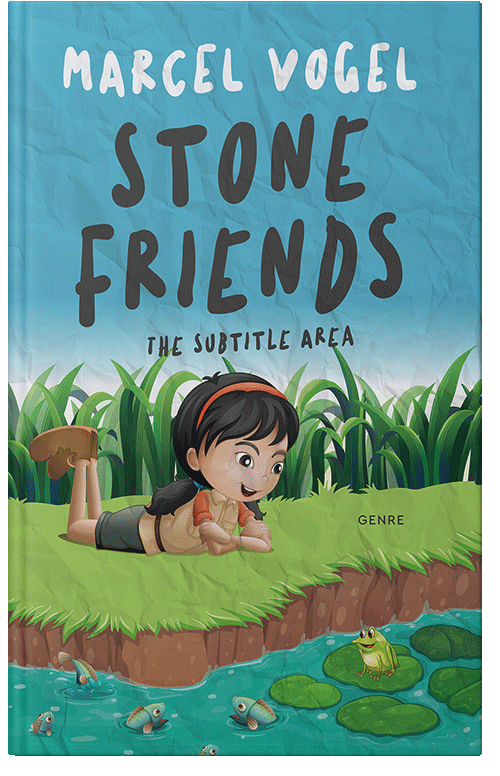Front view of Premade Children's Book Cover - Breaker Bay