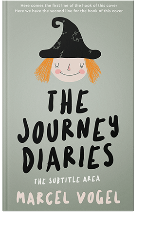 Pre Made Book Cover Green Spring