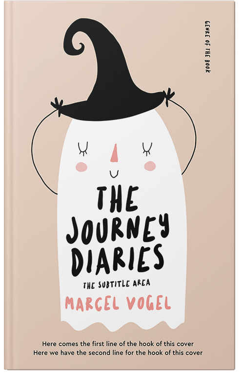 Front view of Premade Paranormal & Urban Book Cover - Almond