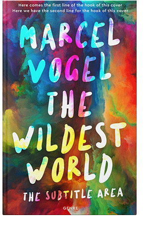 Pre Made Book Cover Limed Spruce